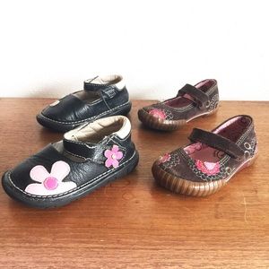 2 toddler girl shoes stride rite pedoodles 5.5